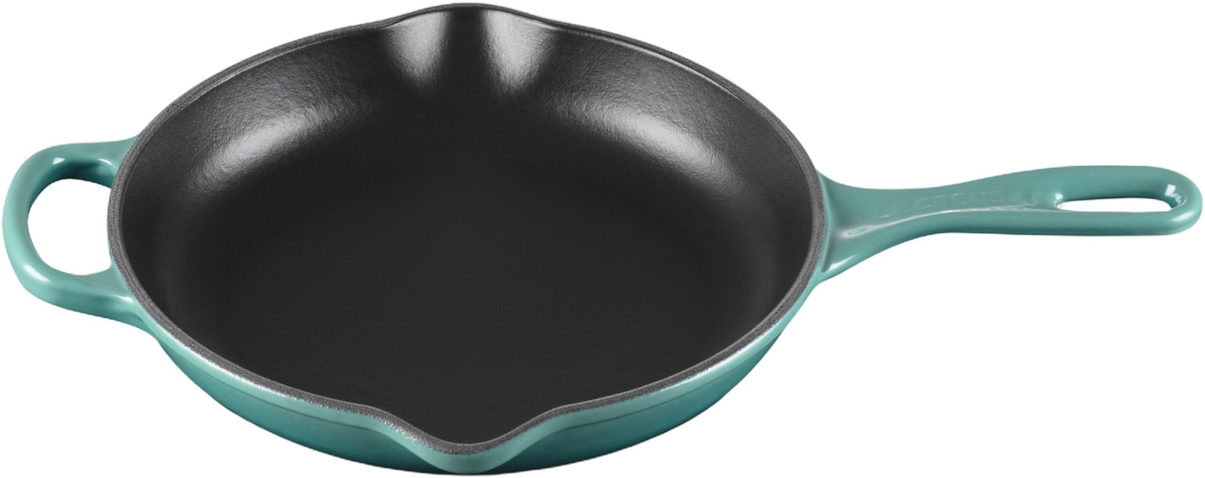 Le Creuset Signature st&oslash;bejern stegepande 23cm Bleu Riviera