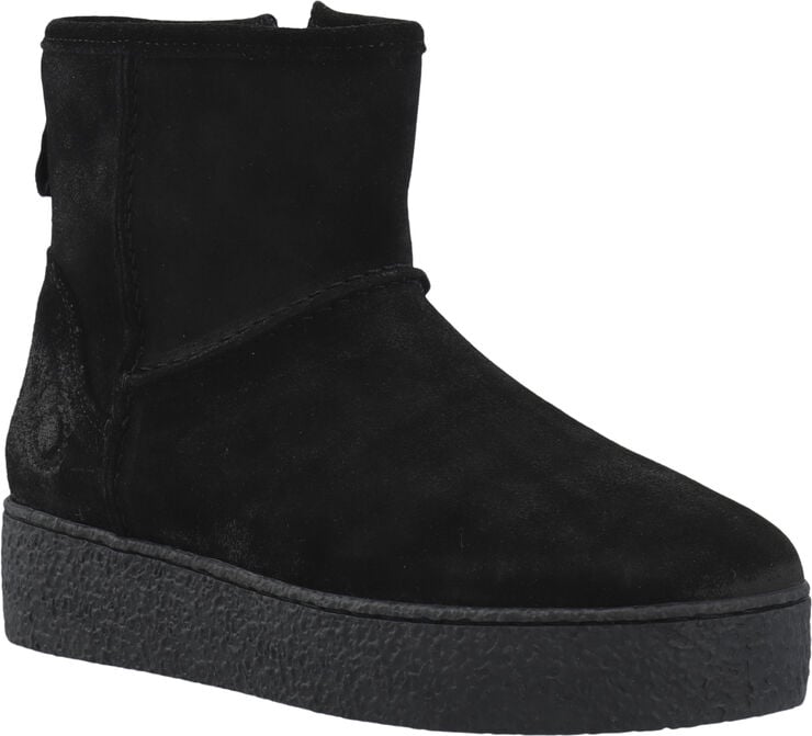 CASCAMILLA Boot W. Inside Zip Warm Lining Oil Suede