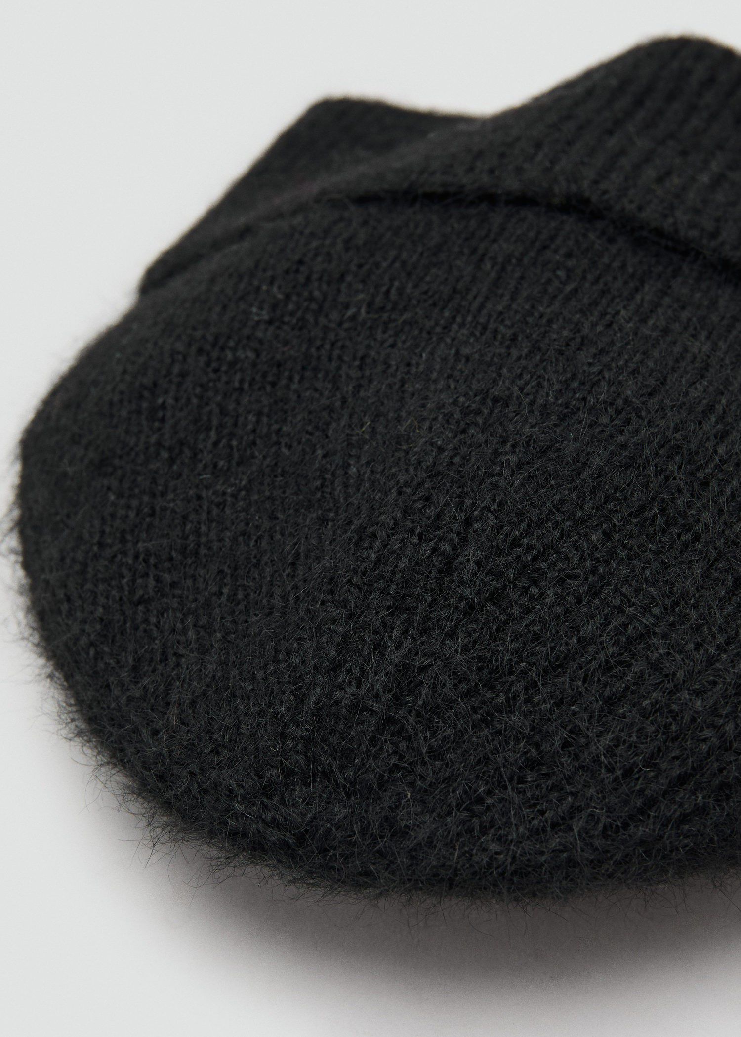 Rib-knit cap