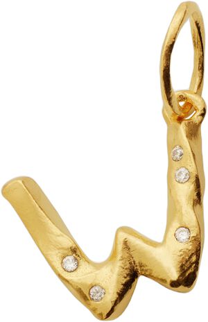Alphabet Pendant Gold