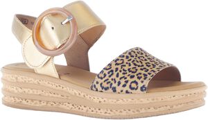 NATUR/GOLD/LEOPARD/SATIN MET.