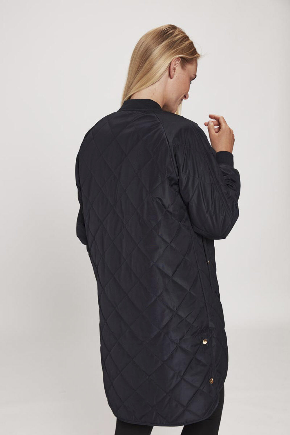 Rubina Quilted lang overgangsjakke