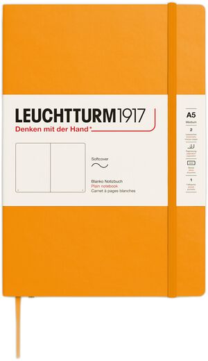 LT1917 Notesbog SC A5 Blank - Rising Sun