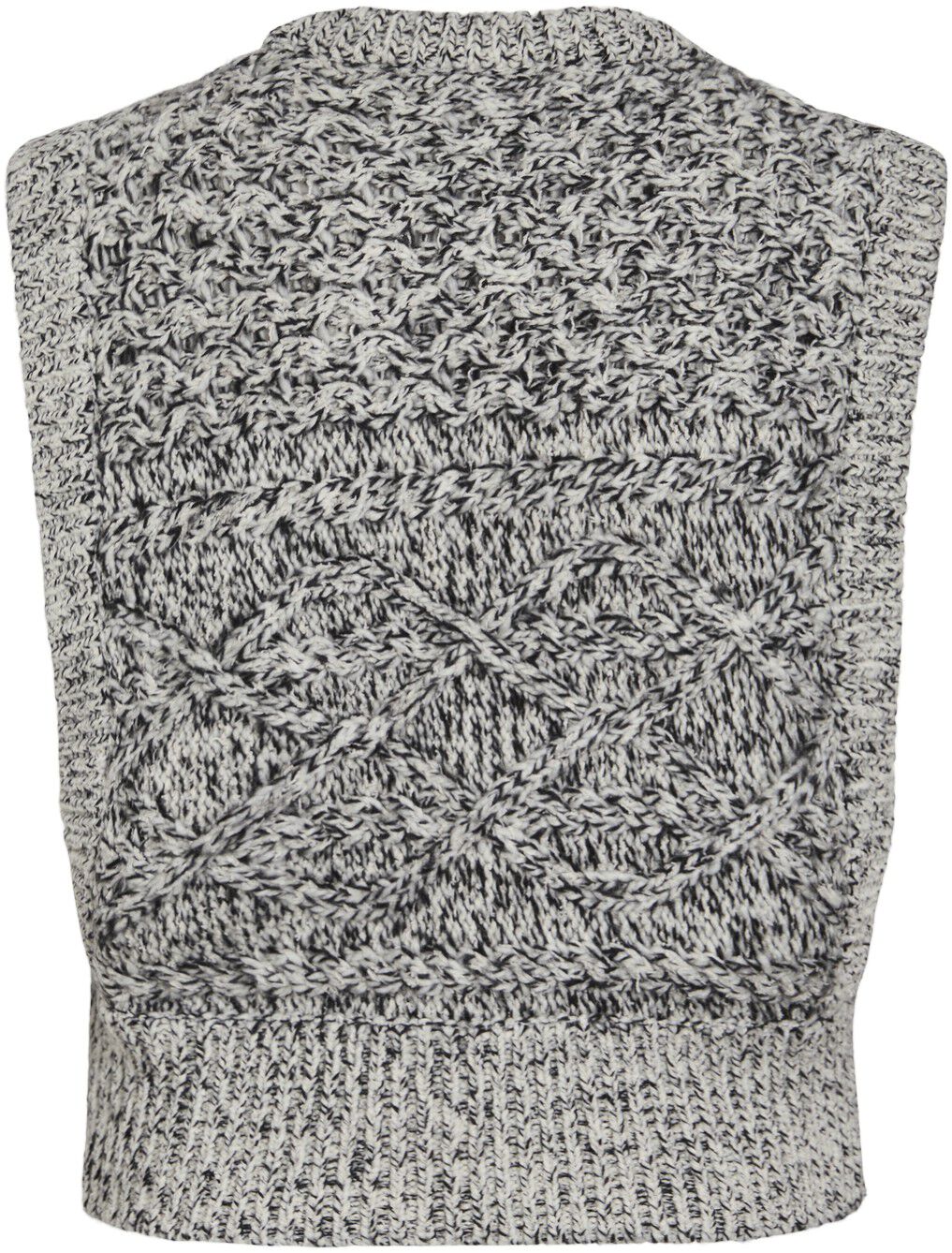 ROUSALLY O-NECK KNIT VEST/PF