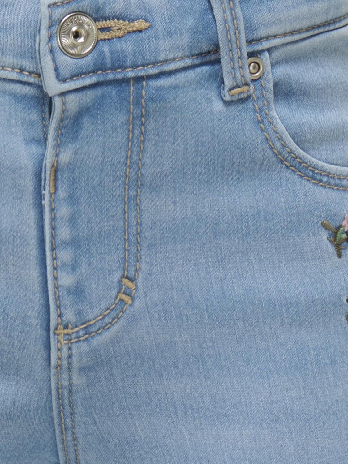 KMGROYAL FLARED FLOWER JEANS NOOS