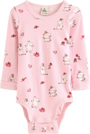 Long-sleeved bodysuit in soft cotto