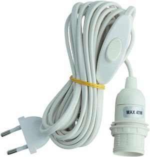 Electric cord white