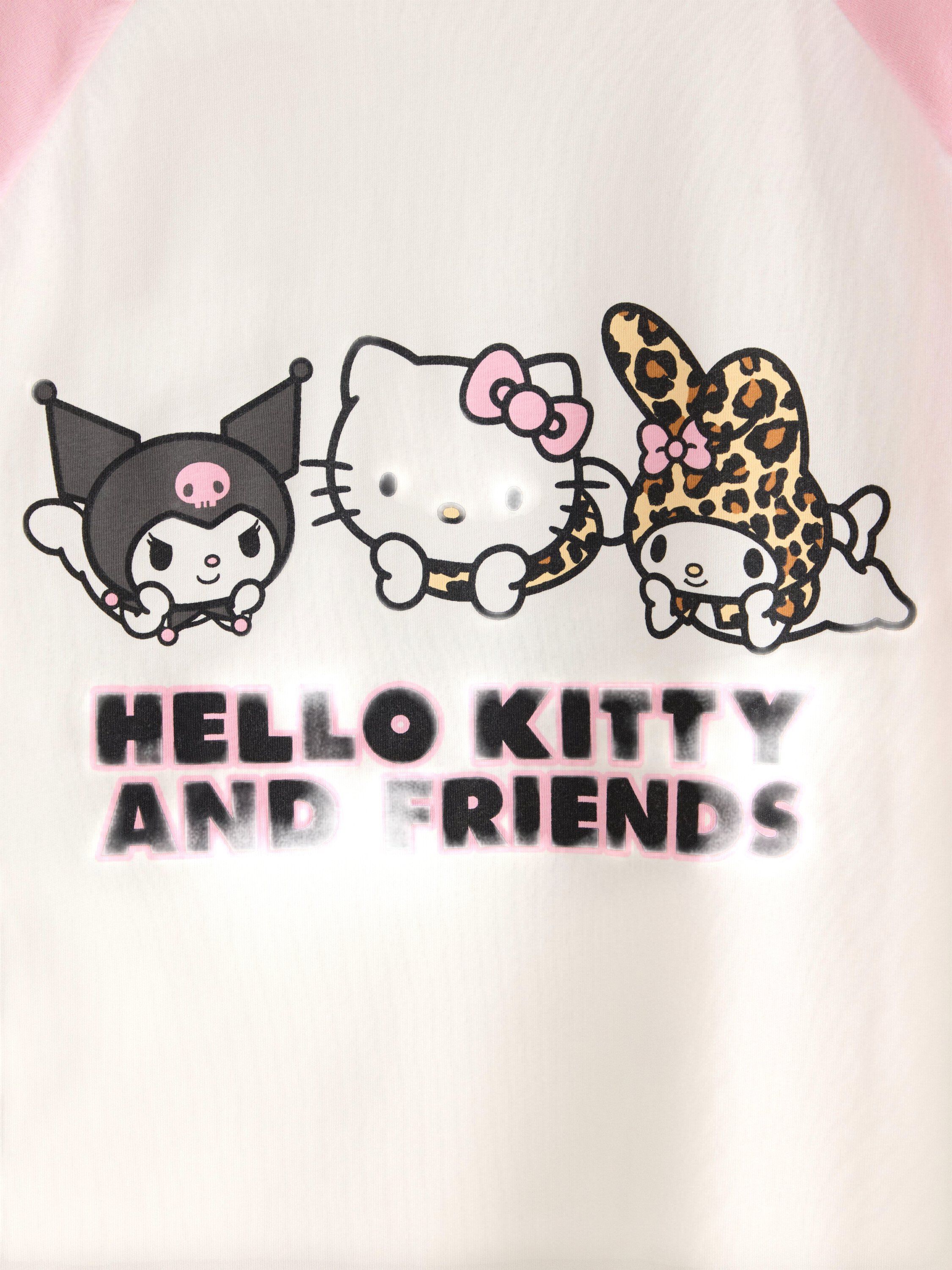 T shirt raglan Hello Kitty