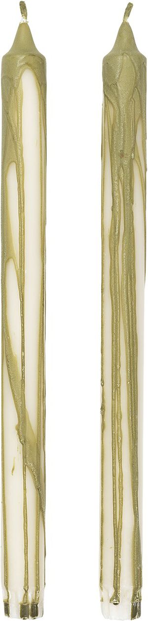 Dryp Candles - Set of 2 - Olive Green
