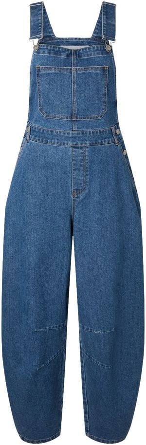PCALICE OVERSIZE DUNGAREE DNM