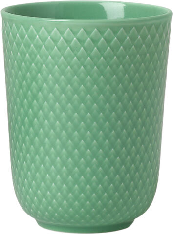 Rhombe Krus 33 cl grøn porcelæn