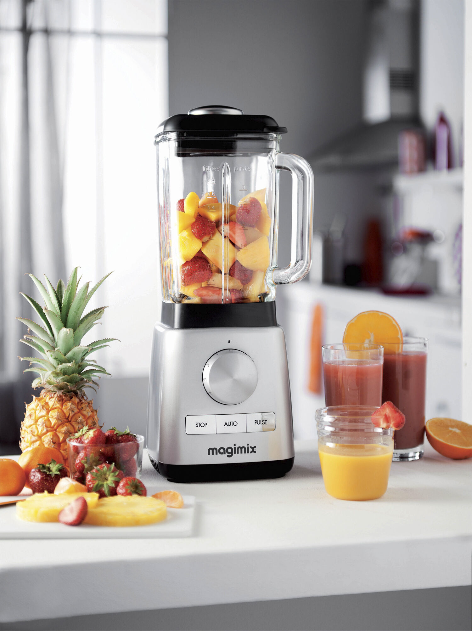 Power blender mat st&aring;l 1,8 liter