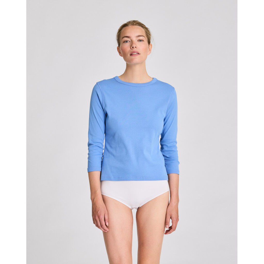 Sascha 3/4 Sleeve Cotton Top