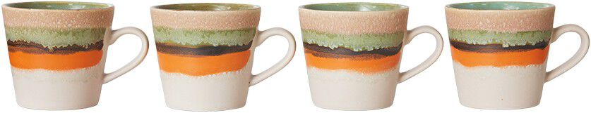 70s ceramics cappuccino mug burst