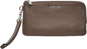 MELLOW LEATHER POUCH / MILK CHOCOLATE