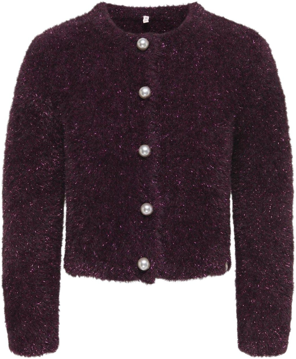 Kmgpiumo Glitter Ls Cardigan Knt