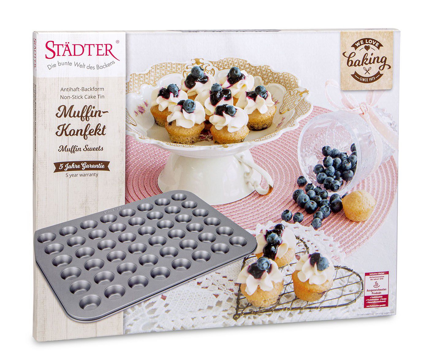 Muffinform 40 x 31 cm s&oslash;lv Sweets