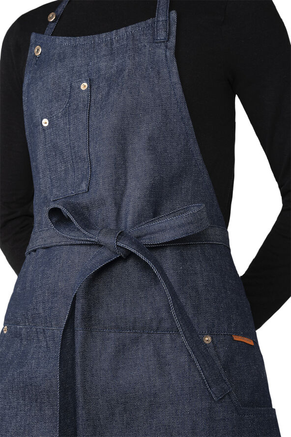 Five Pockets Apron , Comfort Fit, Denim Brut