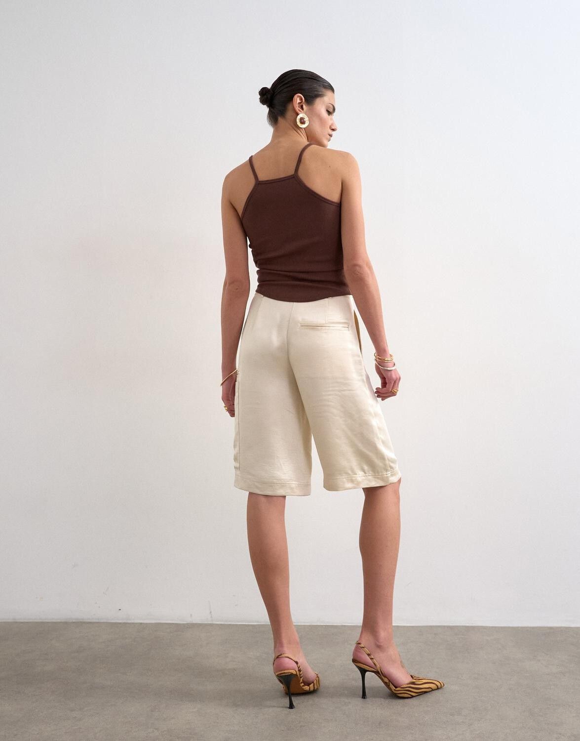 TSLIEKE LONGLINE CARGO SHORTS