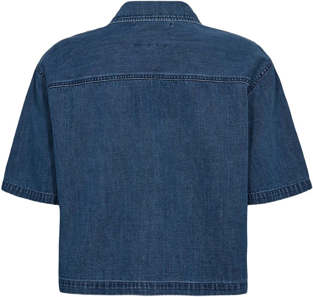 IVY-Malika Uta Oversize Shirt Mid Blue
