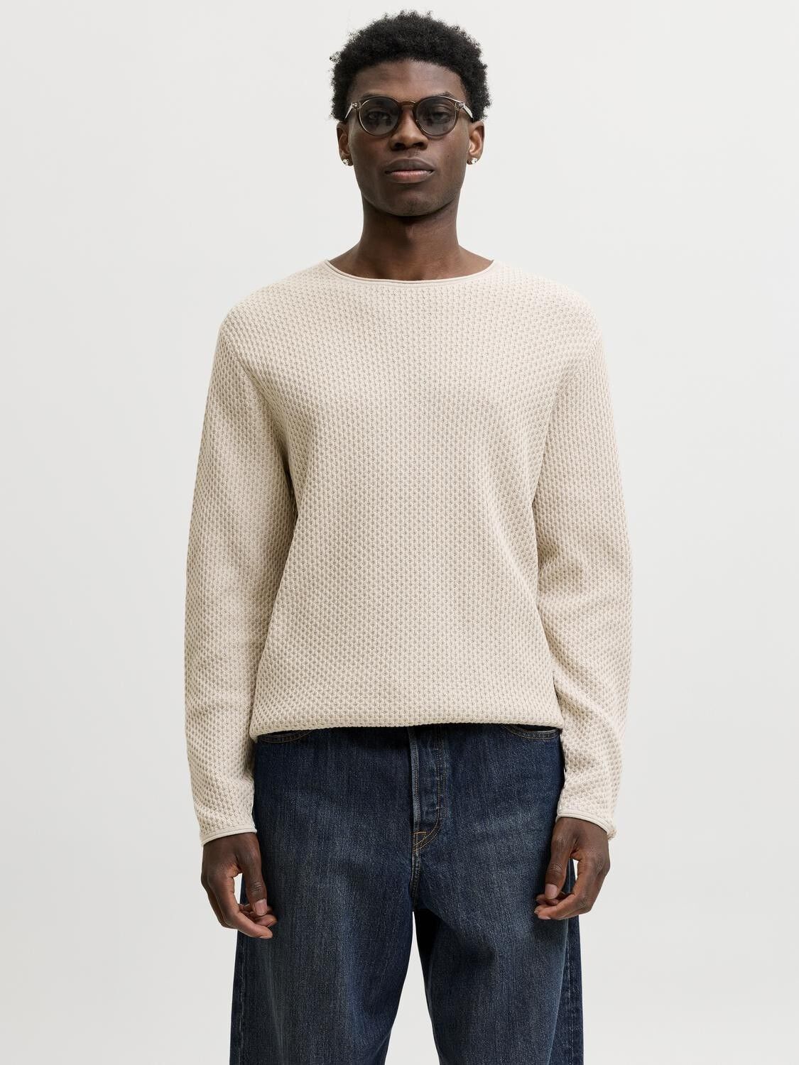 Jprblumason Knit Crew Neck Sn