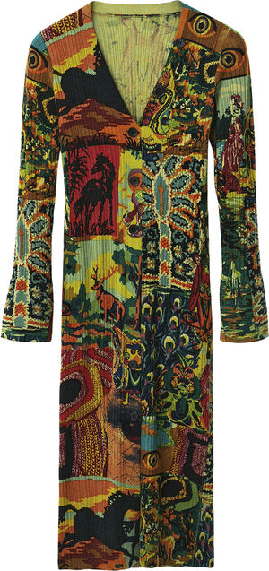 Long printed dress by M. Christian Lacroix