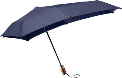Senz Mini Automatic Deluxe foldable storm umbrella midnight blue