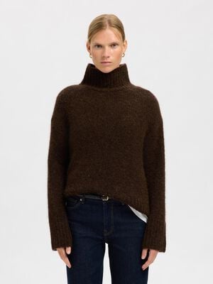 SLFGABRIELLA LS KNIT HIGH NECK NOOS