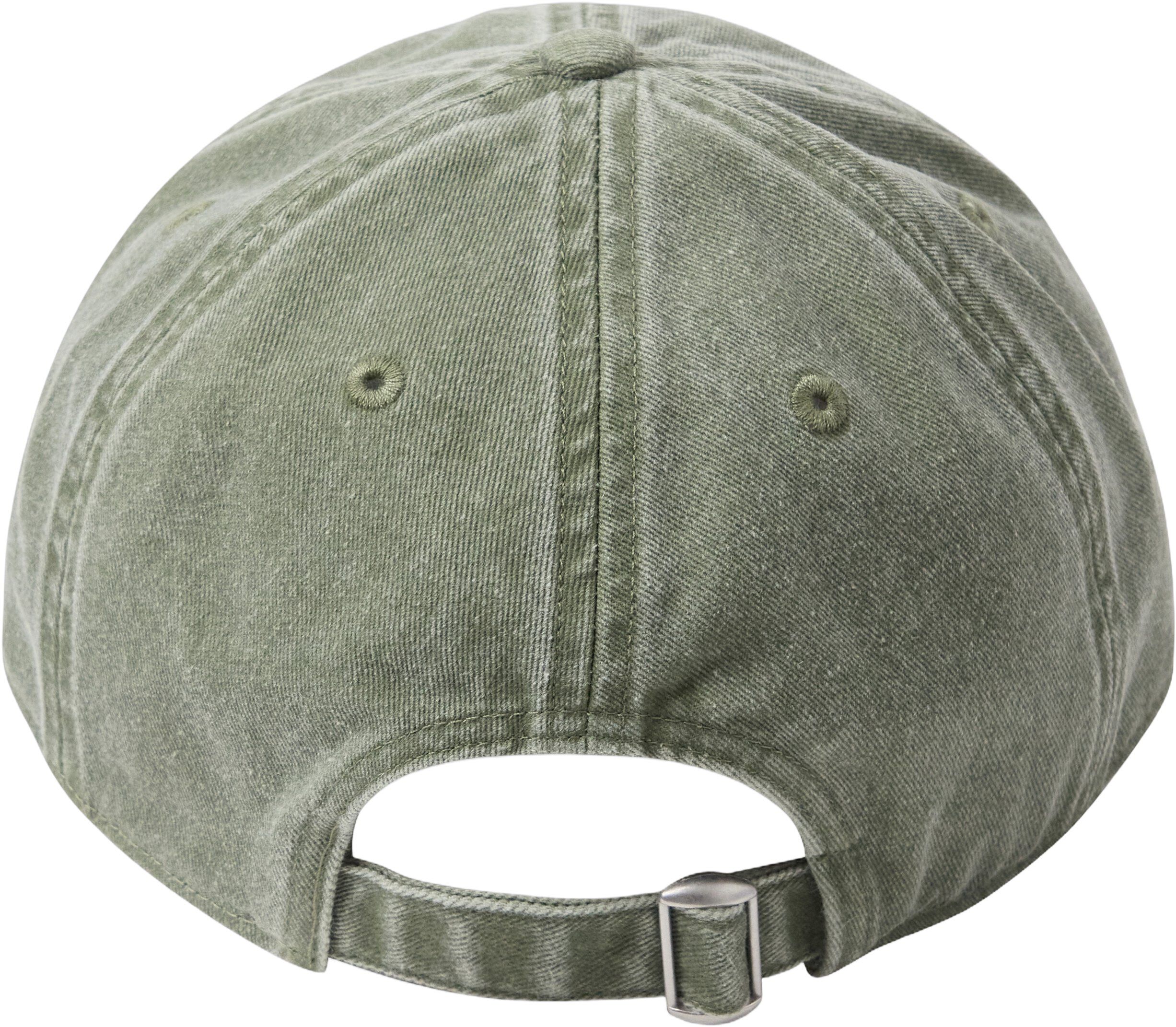 Kappe med rund skygge og brodert te