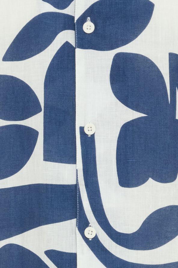 CFWESTON SS RC printet linen shirt