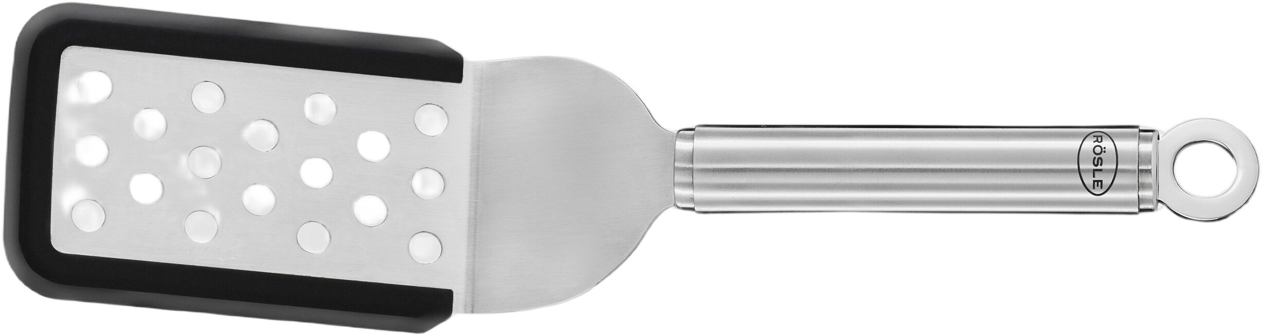 Palet med huller og kn&aelig;k 26 cm St&aring;l/Silikone