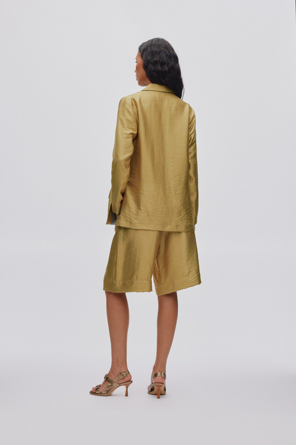 Woven gold jacket - Alona