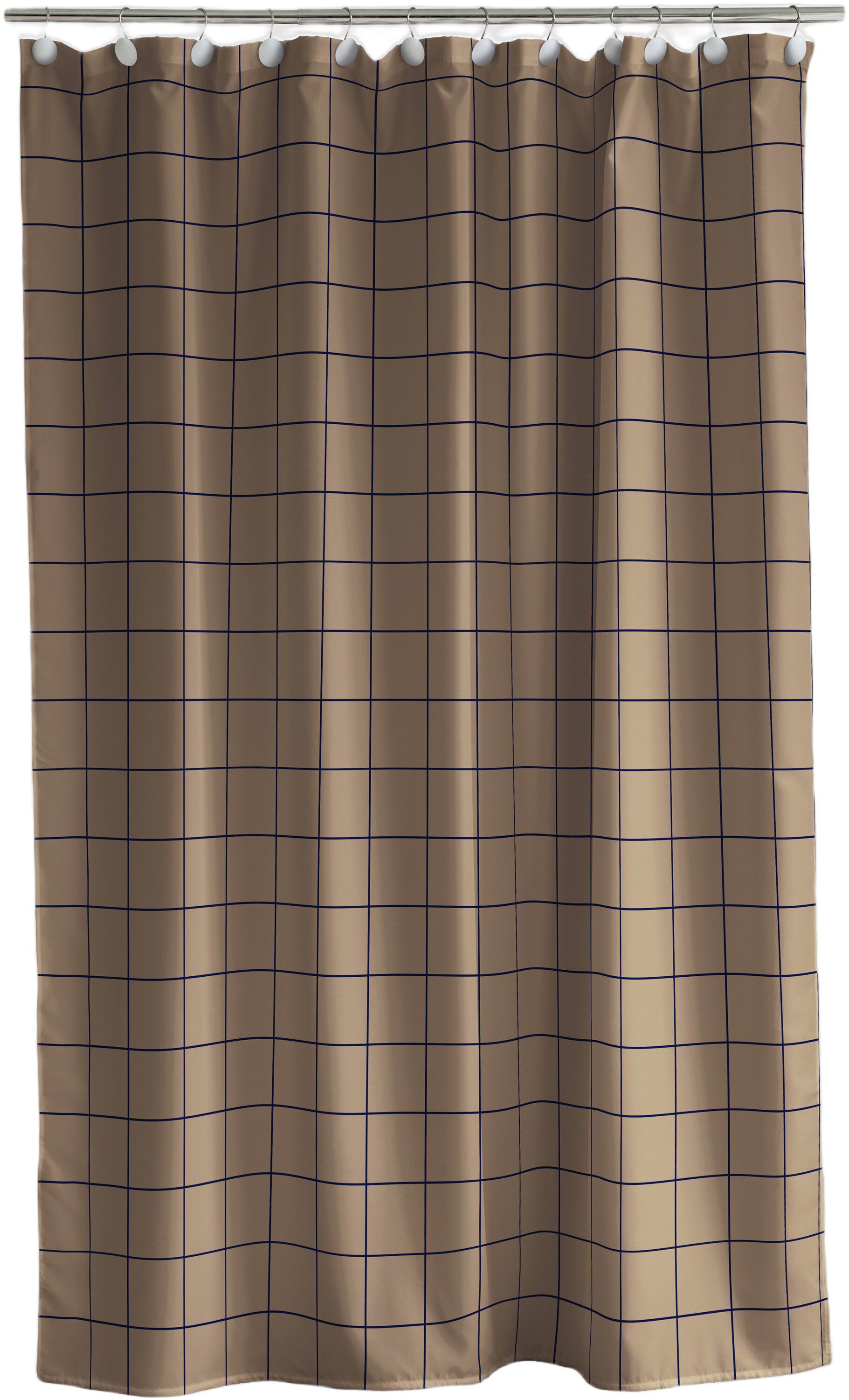 Badeforh&aelig;ng 180x200 Vista Warm Taupe