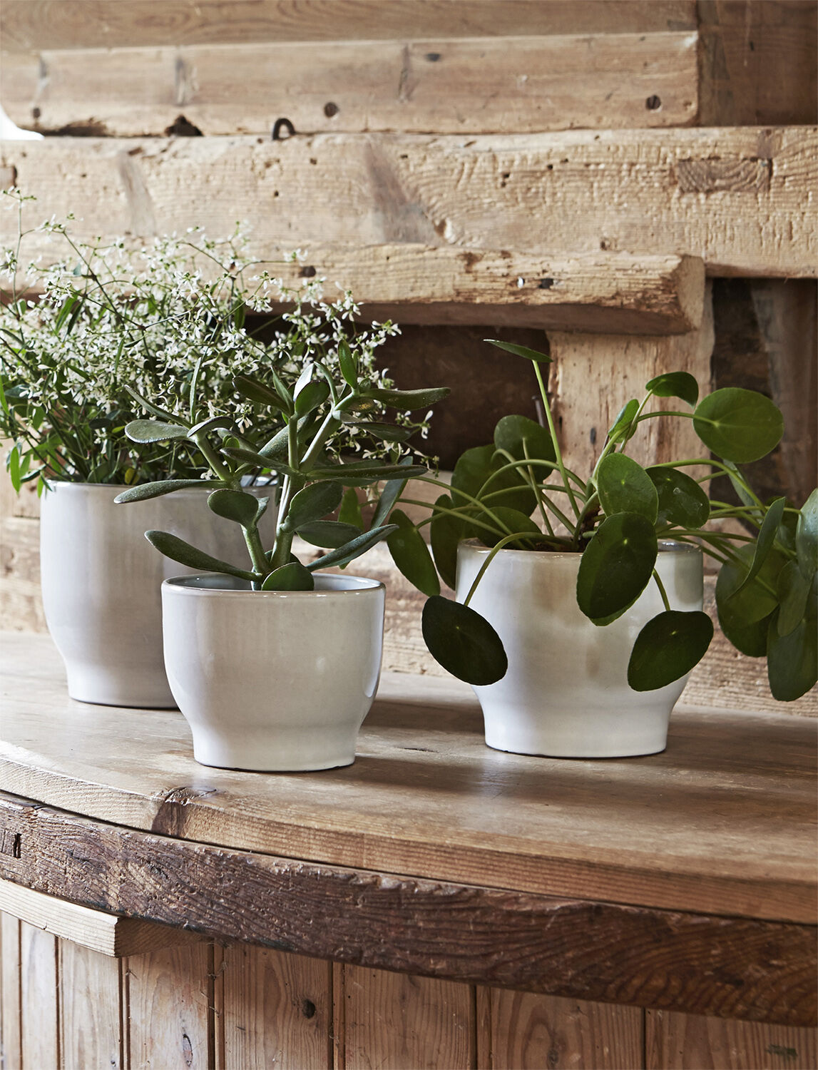 Urtepotteskjuler, hvid, &Oslash; 12,5 cm