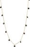 Susan Black Zirconia Necklace - Gold