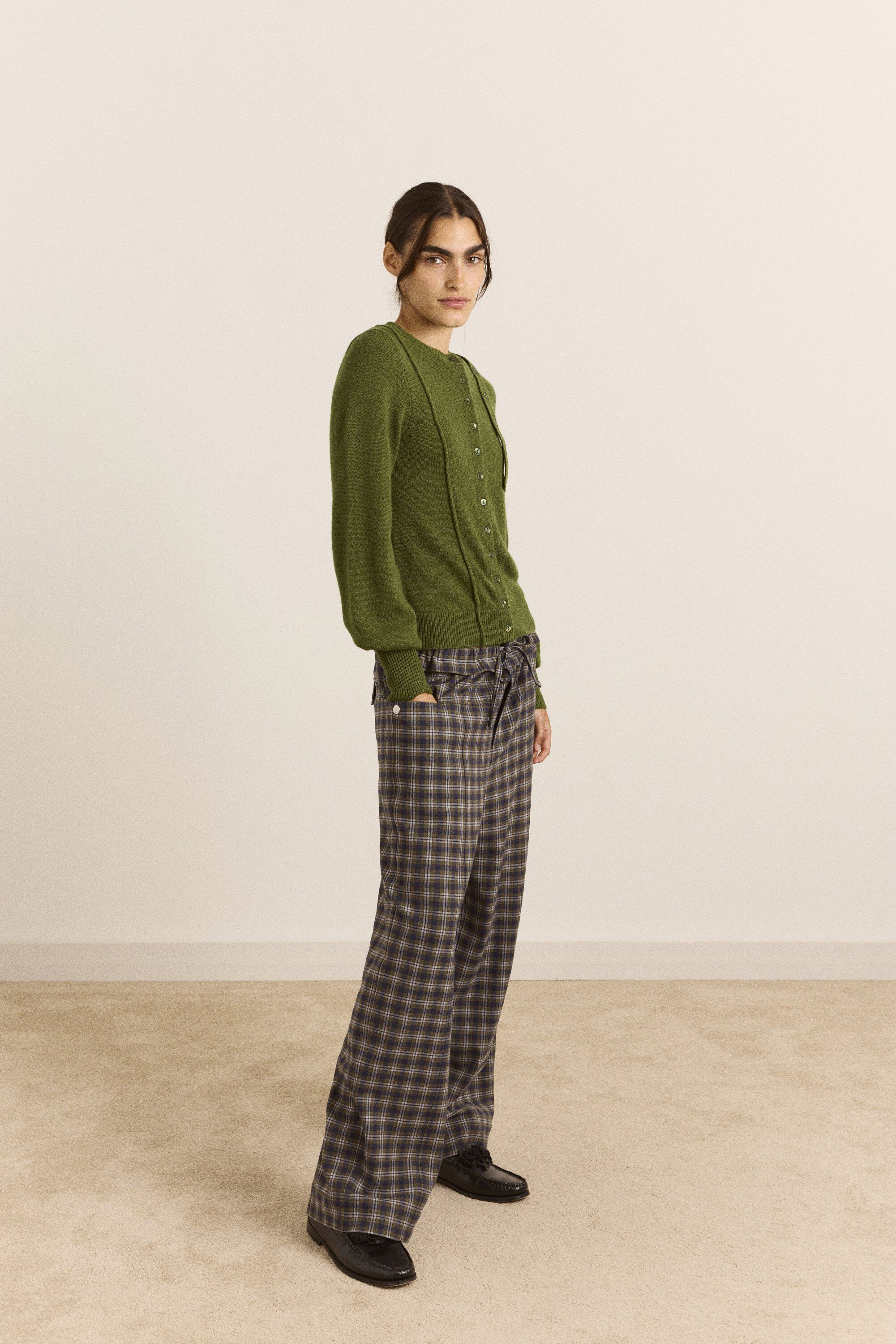 TOMASINA TROUSER - LYRA CHECK