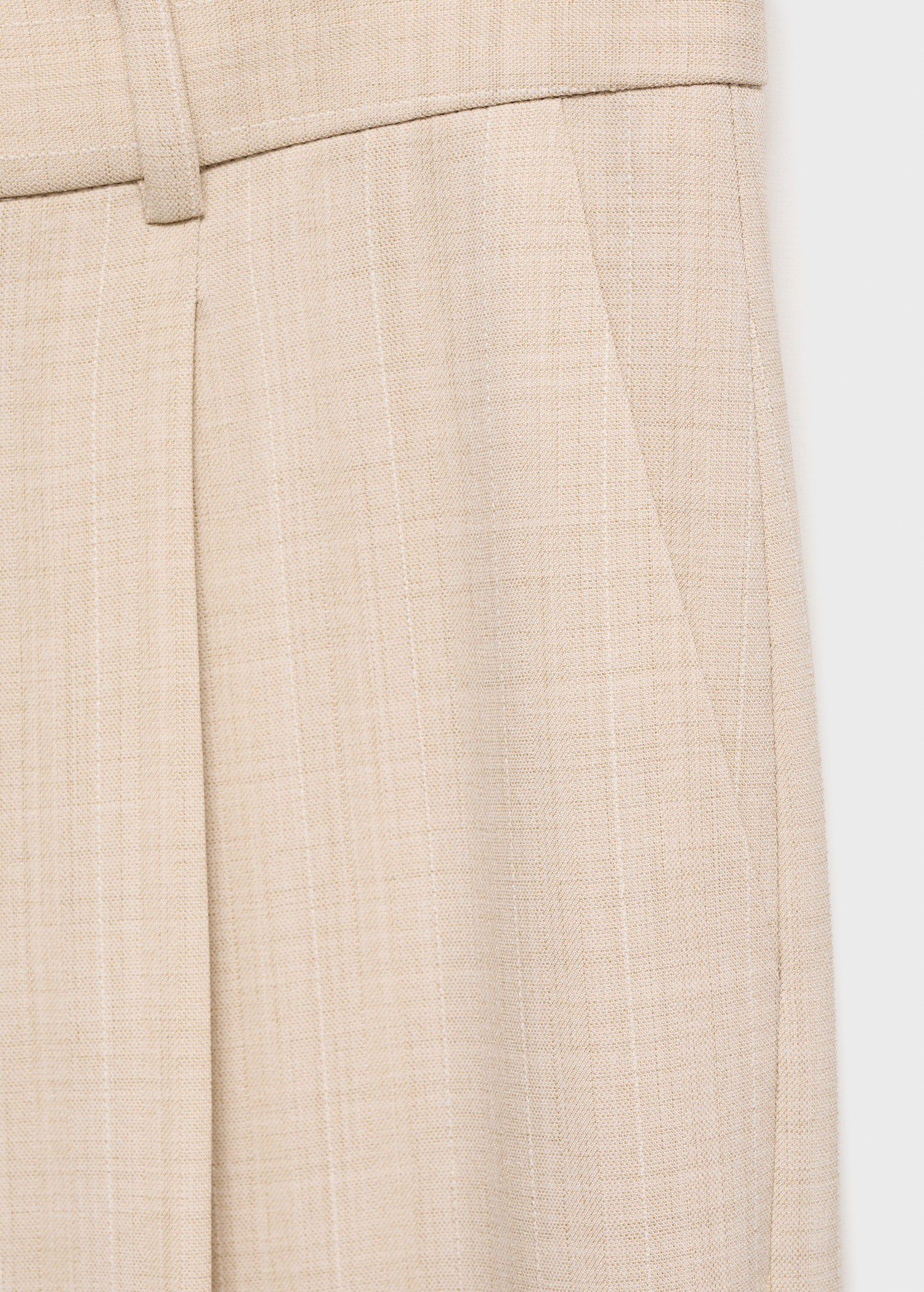 Straight-fit suit trousers