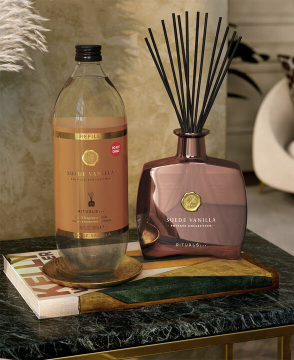 Suede Vanilla Fragrance Refill Sticks 900ml