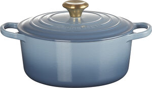 Rund støbejernsgryde 4,2L Chambray