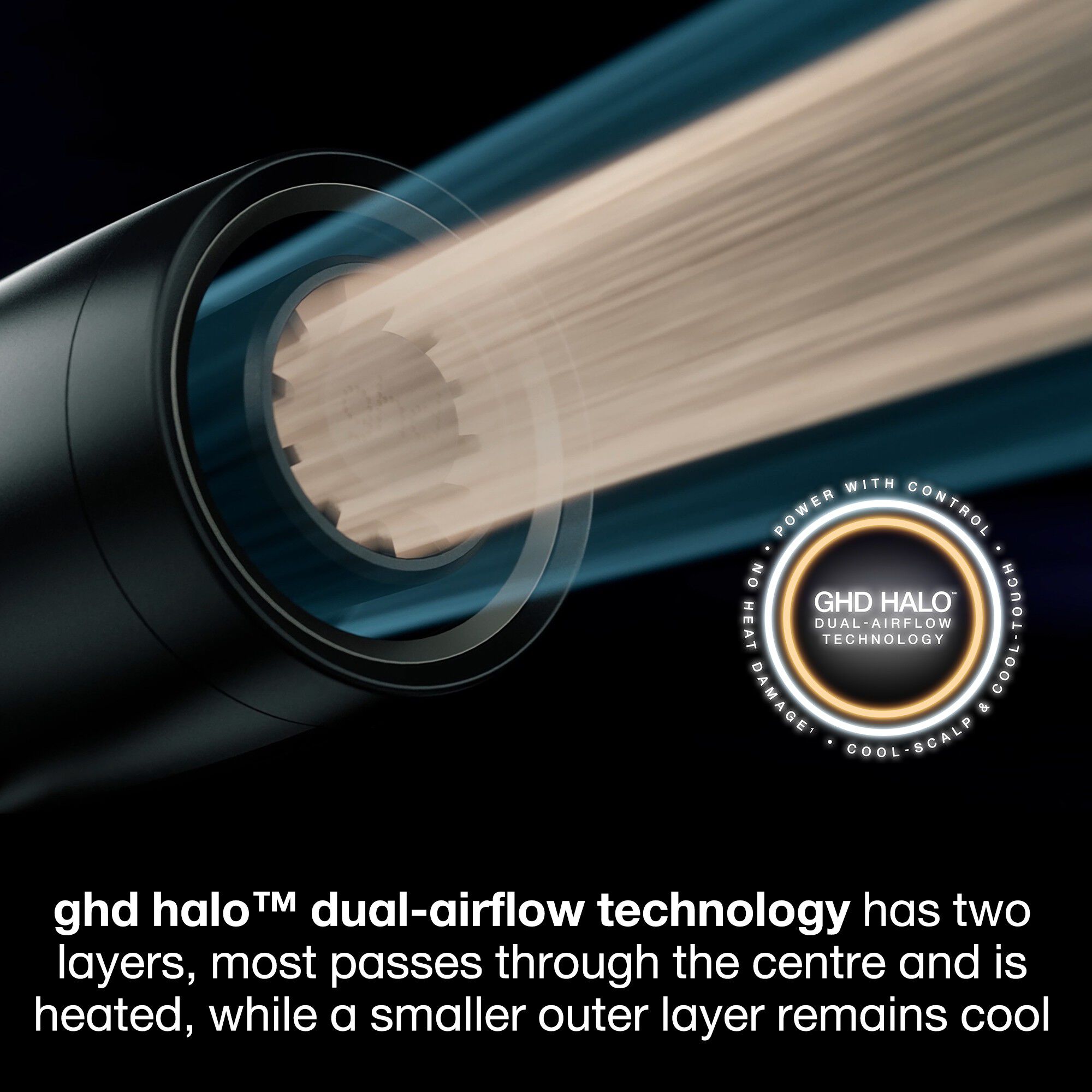 ghd Speed - Hair Dryer Titanium Black
