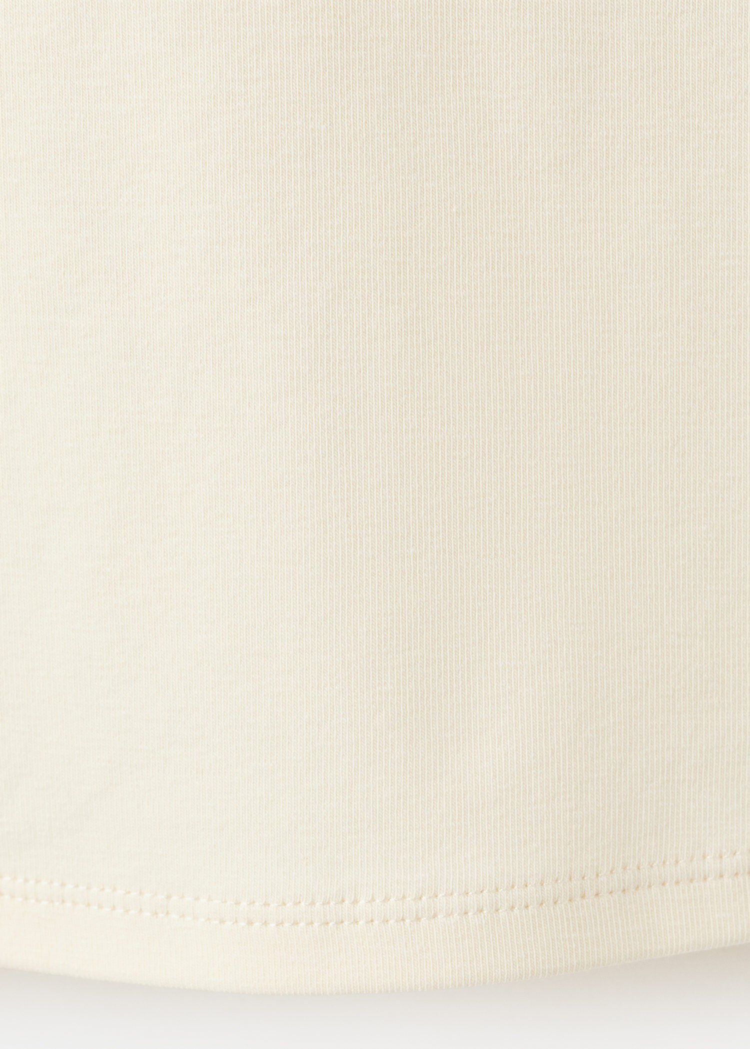 Cotton T-shirt with contrast piping