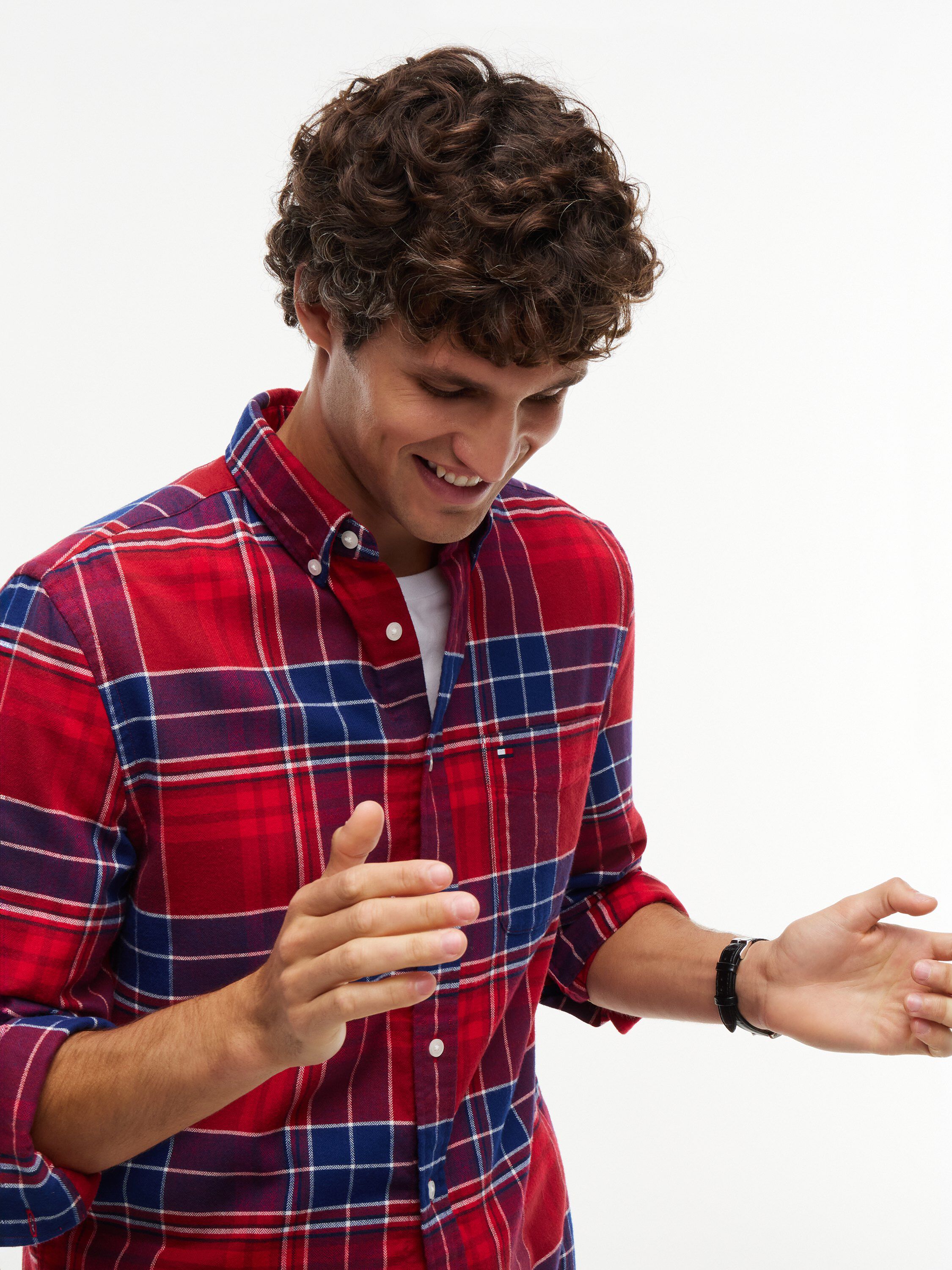 Regular Fit Tartan Check Flannel Shirt