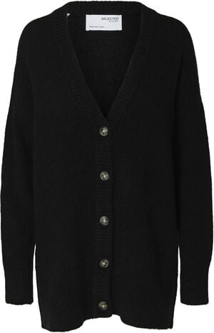 SLFMALINE LS WOOL KNIT LONG CARDIGAN NOO