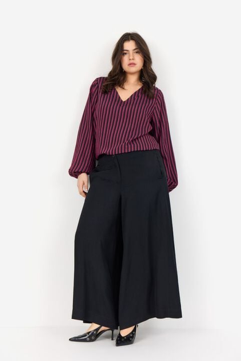 Curvy WA-NICHOLE 1 Bluse Bordeaux