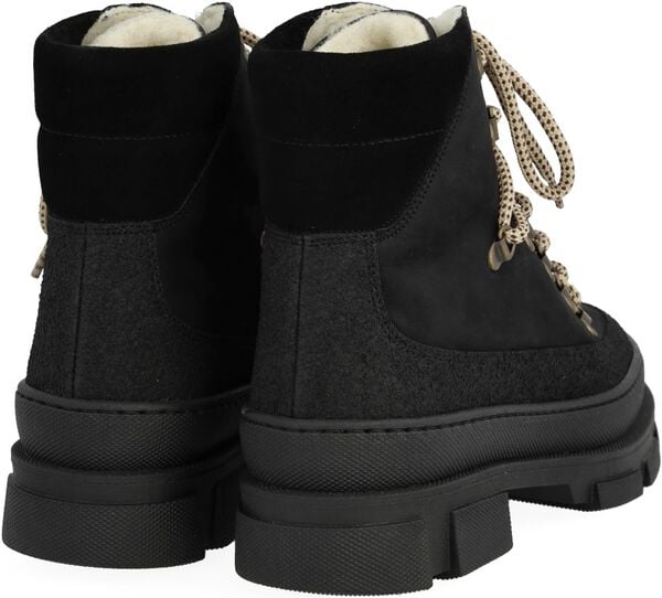 Snørestøvle med uldfoer