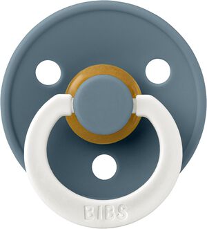 BIBS Pacifier Colour Latex Size 2 Petrol GLOW