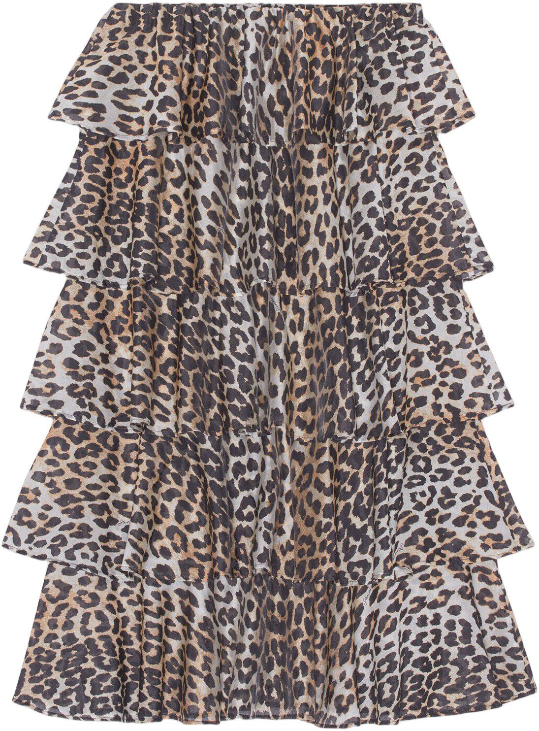 Sheer Voile Maxi Flounce Skirt