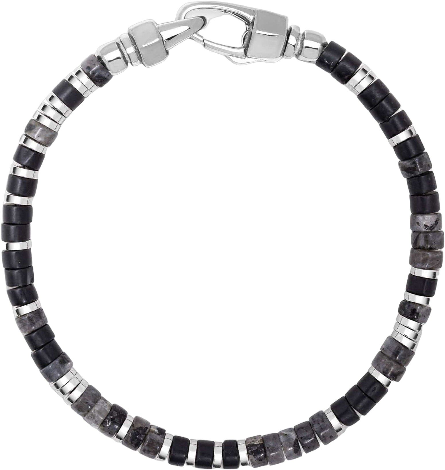 Midnight Onyx Heishi Bracelet