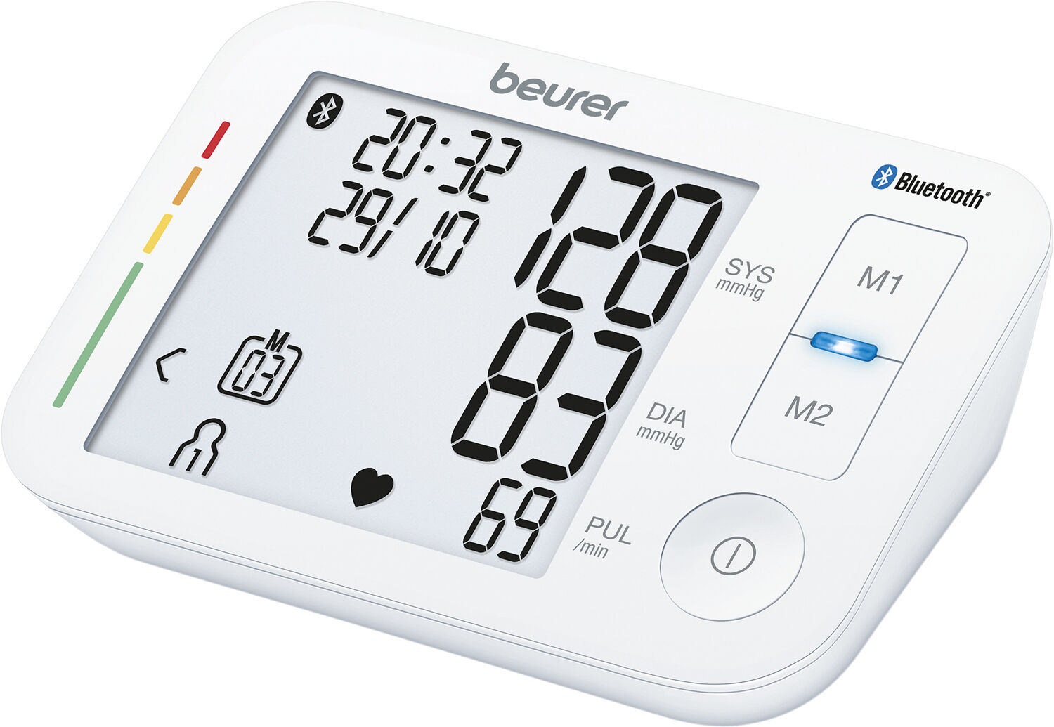 Blodtryksm&aring;ler til overarmen med Bluetooth SR-BM788