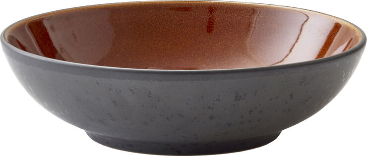 Pastaskål 20cm Sort/Amber BITZ